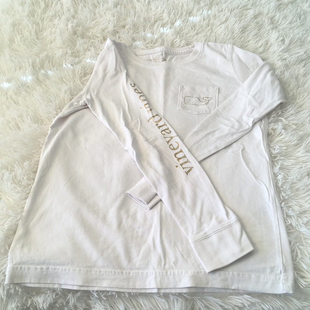 white vineyard vines long sleeve